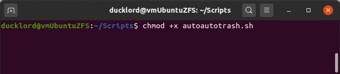 Keep Ubuntu Clean With Autotrash Make Script Executable