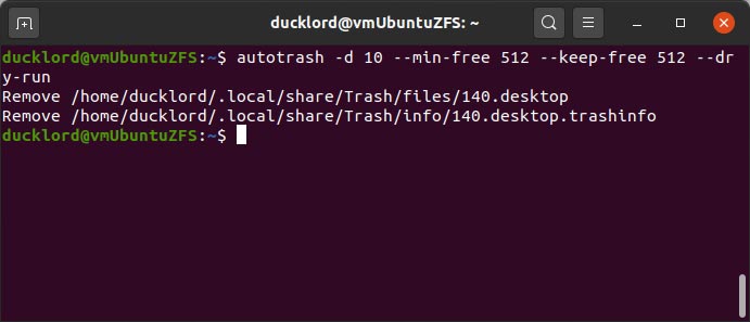 Keep Ubuntu Clean With Autotrash Min Keep Free