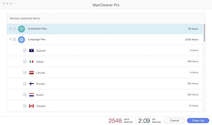 Maccleaner Pro2 Language Maccleaner Pro2 Language