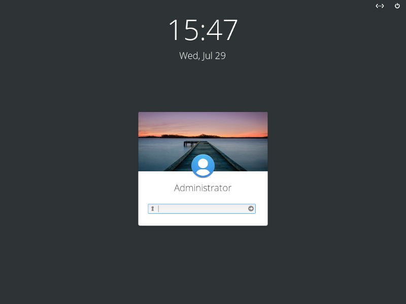 Pantheon Login Screen