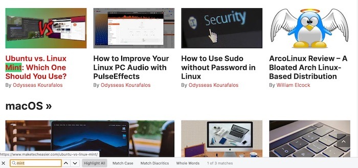 Search For Word Webpage Firefox Control F