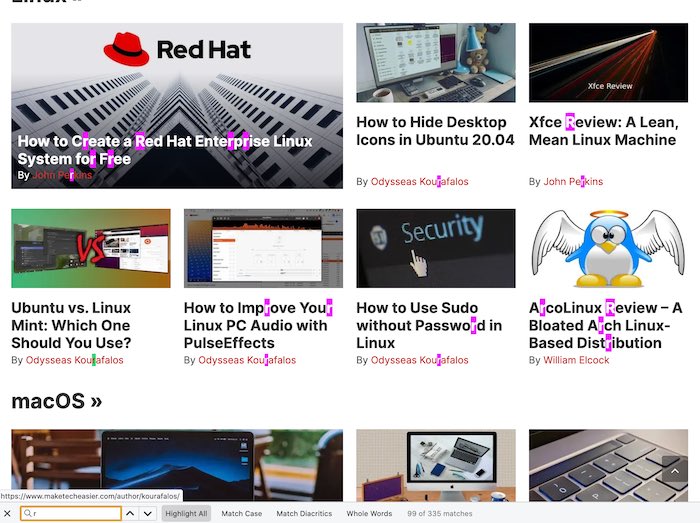 Search For Word Webpage Firefox Search While Typing