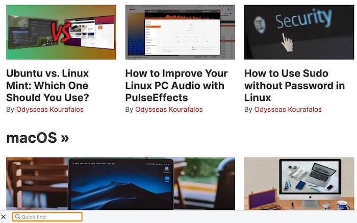 Search For Word Webpage Firefox Slash