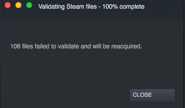 Steam will attempt to validate all of the files in your local cache, and will re-download any files that are missing or have become corrupted.