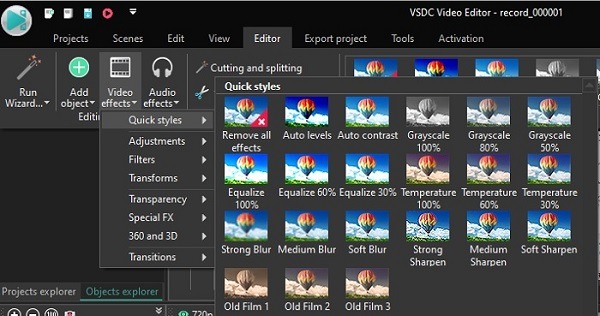 Vsdc Free Video Editor Review Video Effects