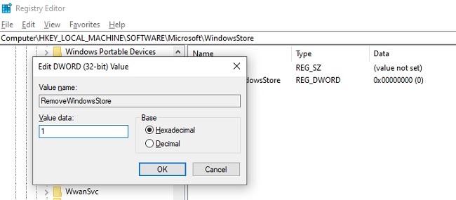 Wsappx High Disk And Cpu Usage Fix It Dword Value