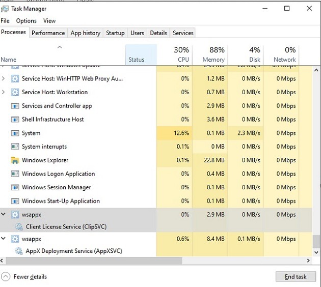 Wsappx High Disk And Cpu Usage Fix It Services