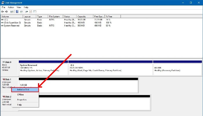 Xbox Initialize Disk Windows10