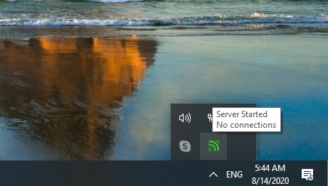 Android Mouse Unified Remote System Tray