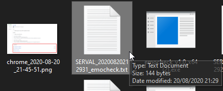 Emotet Check Log Emotet Check Log