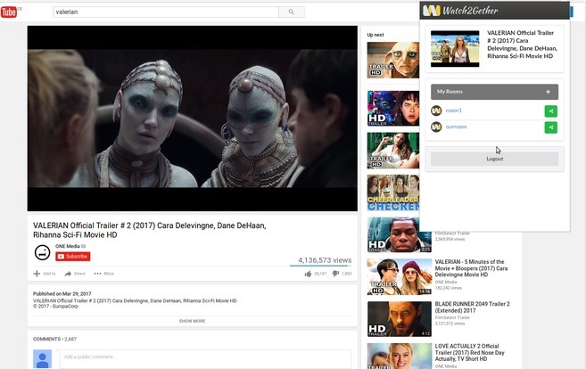 Firefox Social Extensions Watch2gether 1