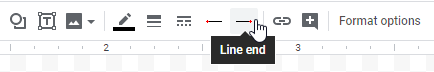Google Drawings Add Arrow