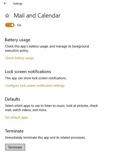 Outlook Issues Terminate Mail And Calendar 1