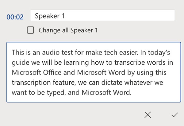 Transcribe Audio Microsoft Word Edit Transcript