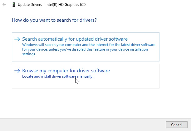 Unvalidated Drivers Browse