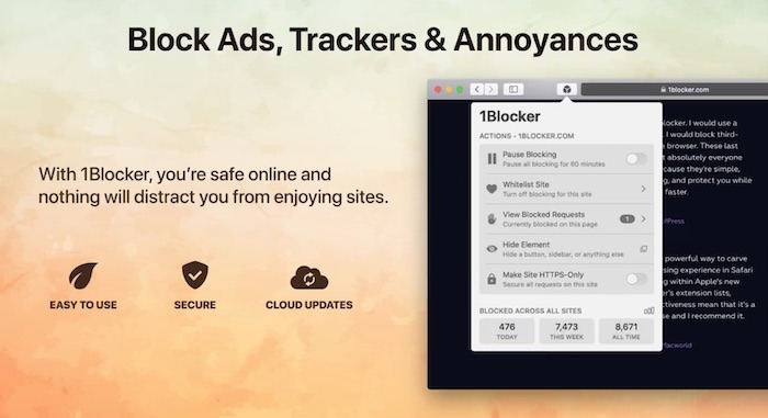 Best Safari Extensions 1 Blocker