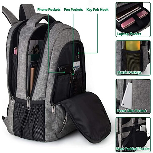 Deal Matein Travel Backpack Backside