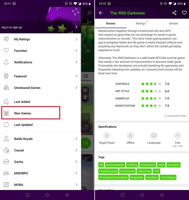 Find New Games On Android Minireview New Games