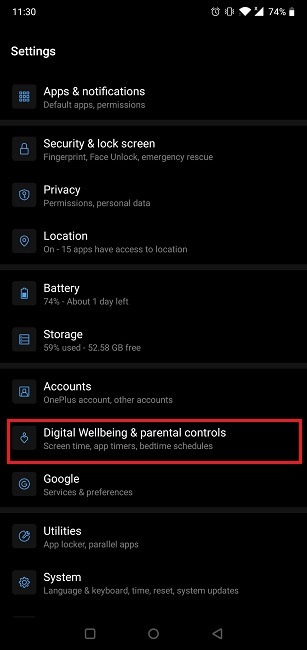 Get Bedtime Mode On Android Open Digital Wellbeing