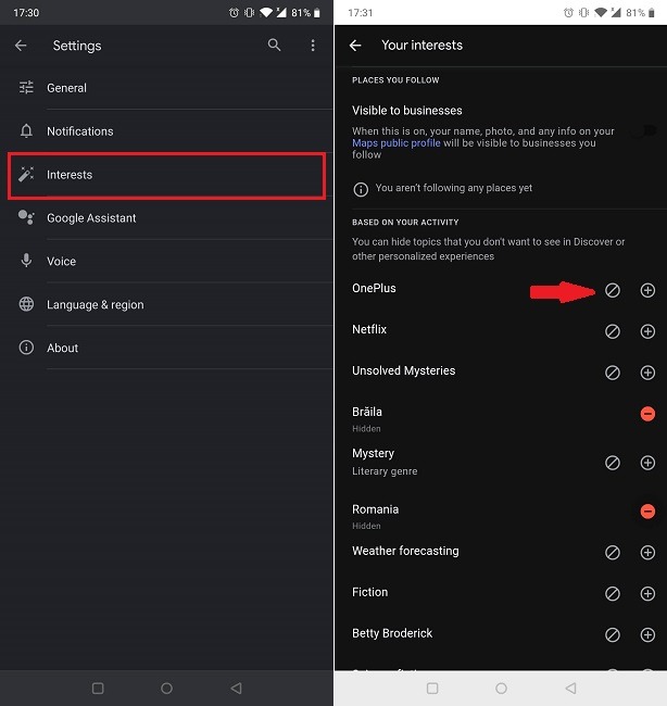 How To Customize Discover Unfollow Topics