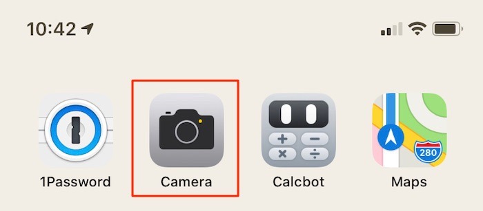 How To Use Iphone Camera Homescreen