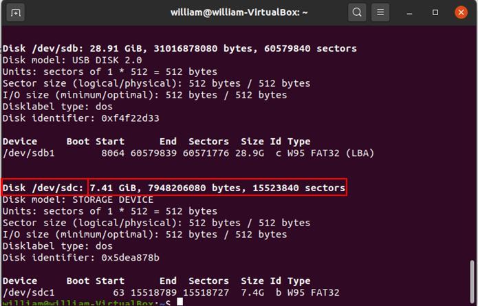 Install Arch Linux Rpi List Partitions 1