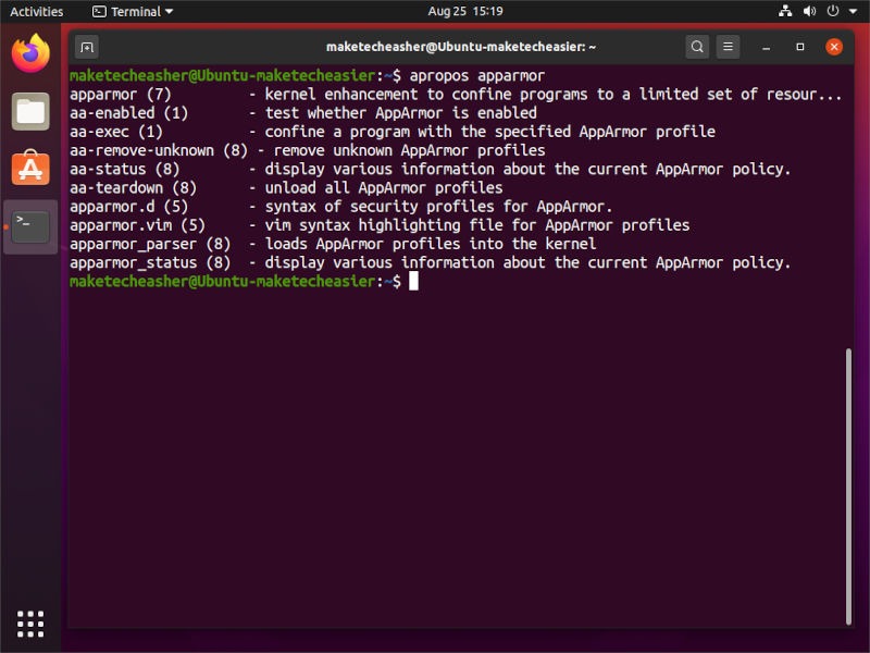 Linux Tech Support Apropos Apparmor