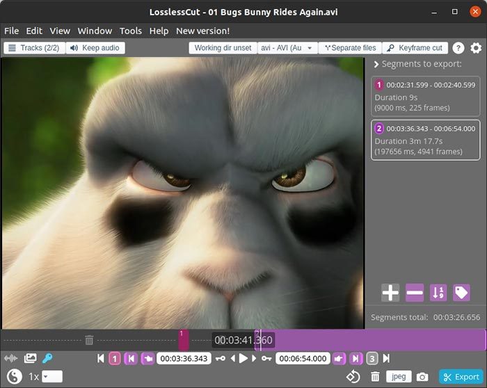 Losslesscut Clip Extraction Segments Losslesscut Clip Extraction Segments