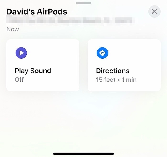 Lost Your Airpods Click On Play Sound