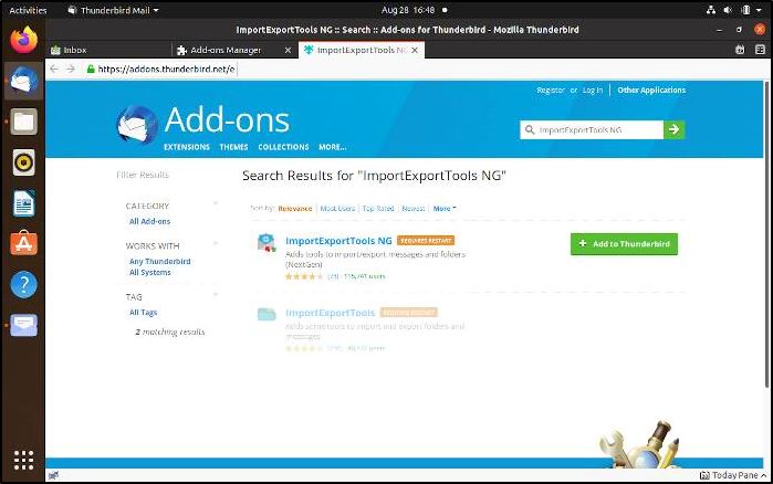 Migrate Evolution Thunderbird Add Plugin