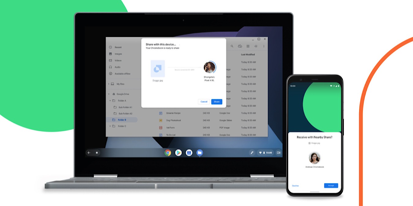 Android Nearby Share, Similar to Apple's AirDrop, Introduced