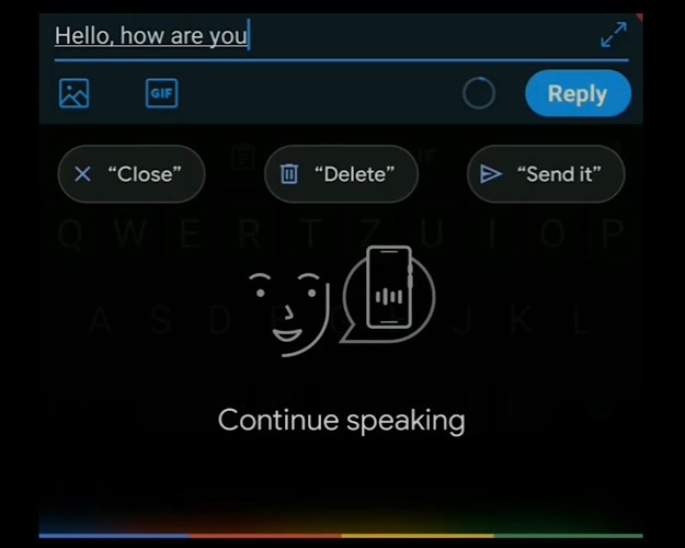 News Hands Free Voice Typing Continue