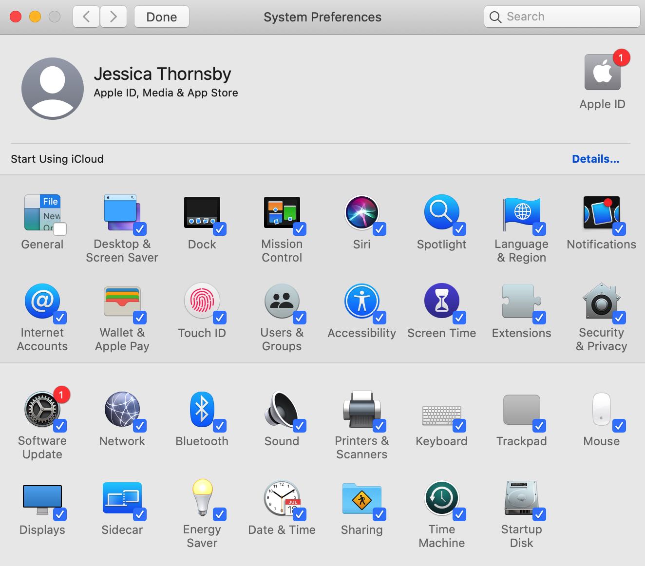 You can hide and reveal any of macOS' built-in preference panes.