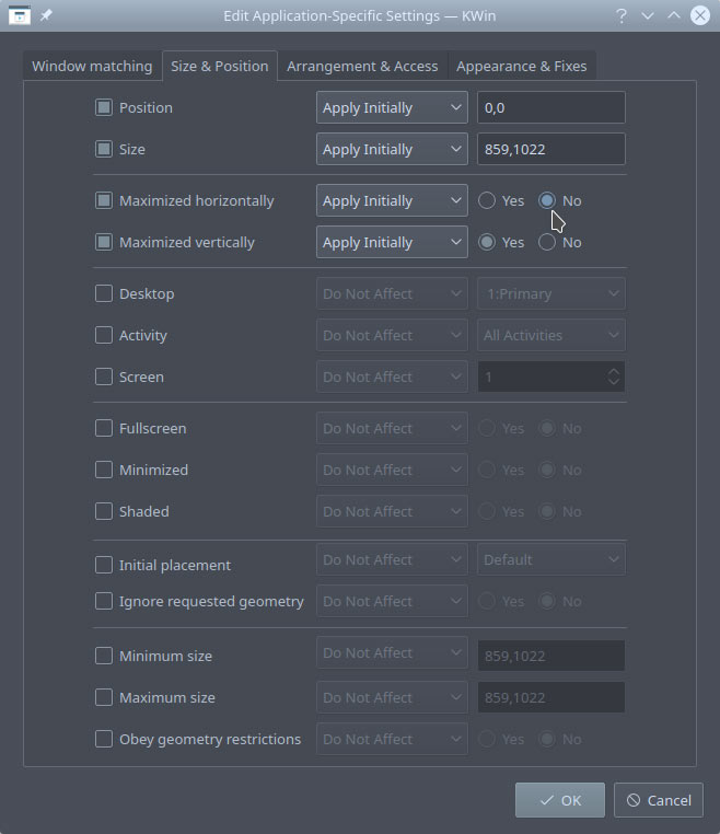 Cant Type In Terminal Kde Window Settings