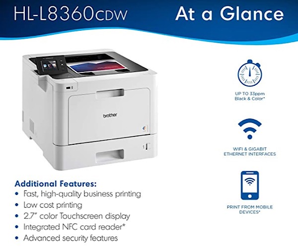 Deal Brother Laser Printer Glance