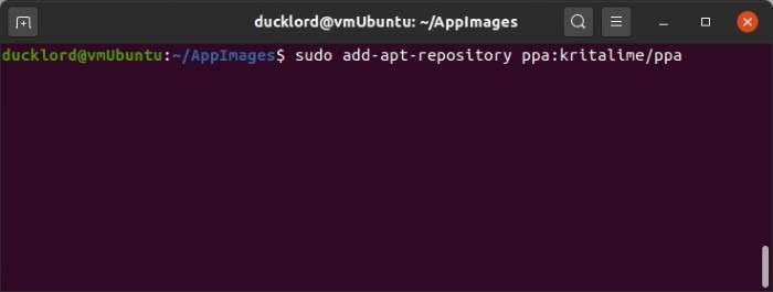 Install Latest Krita In Ubuntu Add Ppa