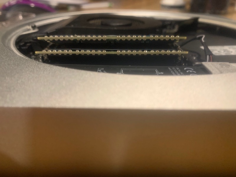 Mac Mini Ram Inserted