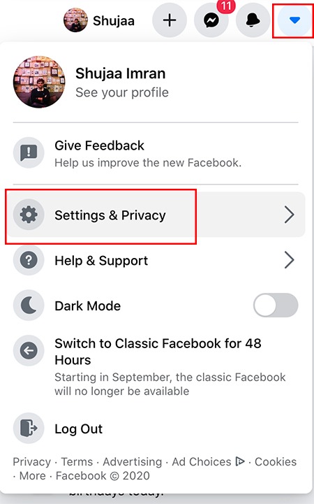 Transfer Facebook Photos Videos Settings