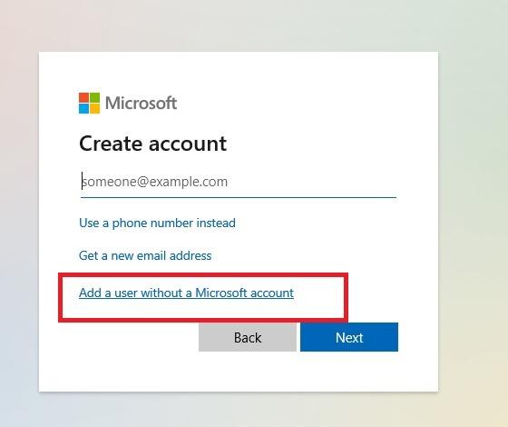 Windows Instances User Without Microsoft
