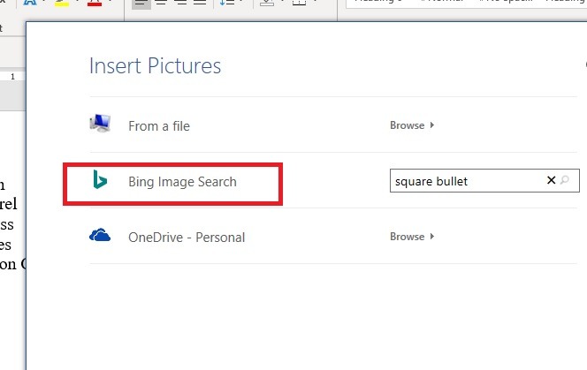 Word Sqbullets Bing Image Search