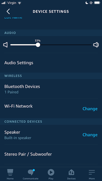 You may be able to resolve connectivity issues, by unpairing your wall clock and Amazon Alexa-enabled device. 