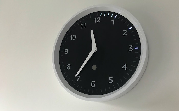 You can use the Amazon Echo Wall Clock to set multiple timers.