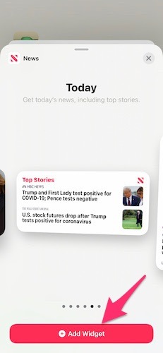 Apple Ios 14 Widgets Create Widget Four