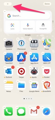 Apple Ios 14 Widgets Create Widget One Arrow