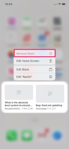 Apple Ios 14 Widgets Remove Widget