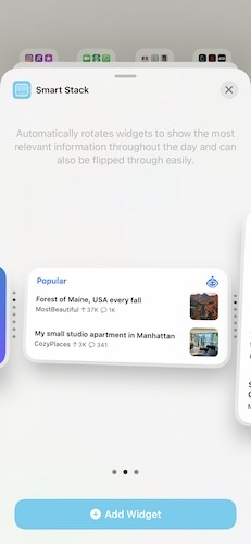 Apple Ios 14 Widgets Smart Stack Two