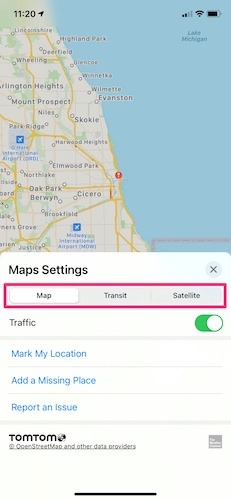 Customize Apple Maps Changing Map View Customize Apple Maps Changing Map View
