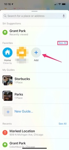 Customize Apple Maps Create Favorites Customize Apple Maps Create Favorites