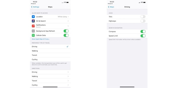 Customize Apple Maps Driving Navigation Customize Apple Maps Driving Navigation