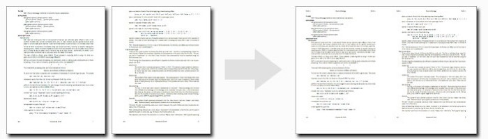 Deal Pdf Page Merger Two Pages